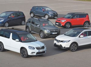 Modne i praktyczne - Yeti kontra Qashqai, Captur, Meriva, Soul i Duster