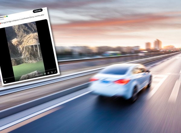 W Chinach zawalił się nowo wybudowany ponad 750-metrowy most. Niedawno został otwarty