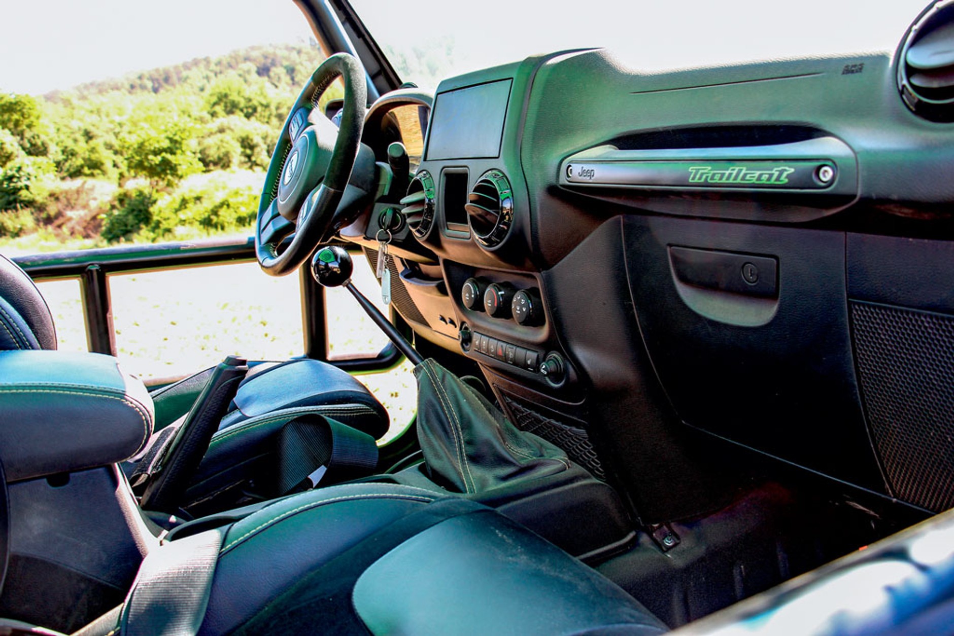 Jeep Wrangler Trailcat - driftowóz na spędem 4x4