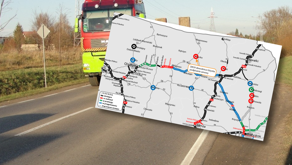 DK59 w Giżycku(1)