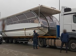 Nietypowy transport pod lupą inspektorów ITD. Z daleka zwracał na siebie uwagę