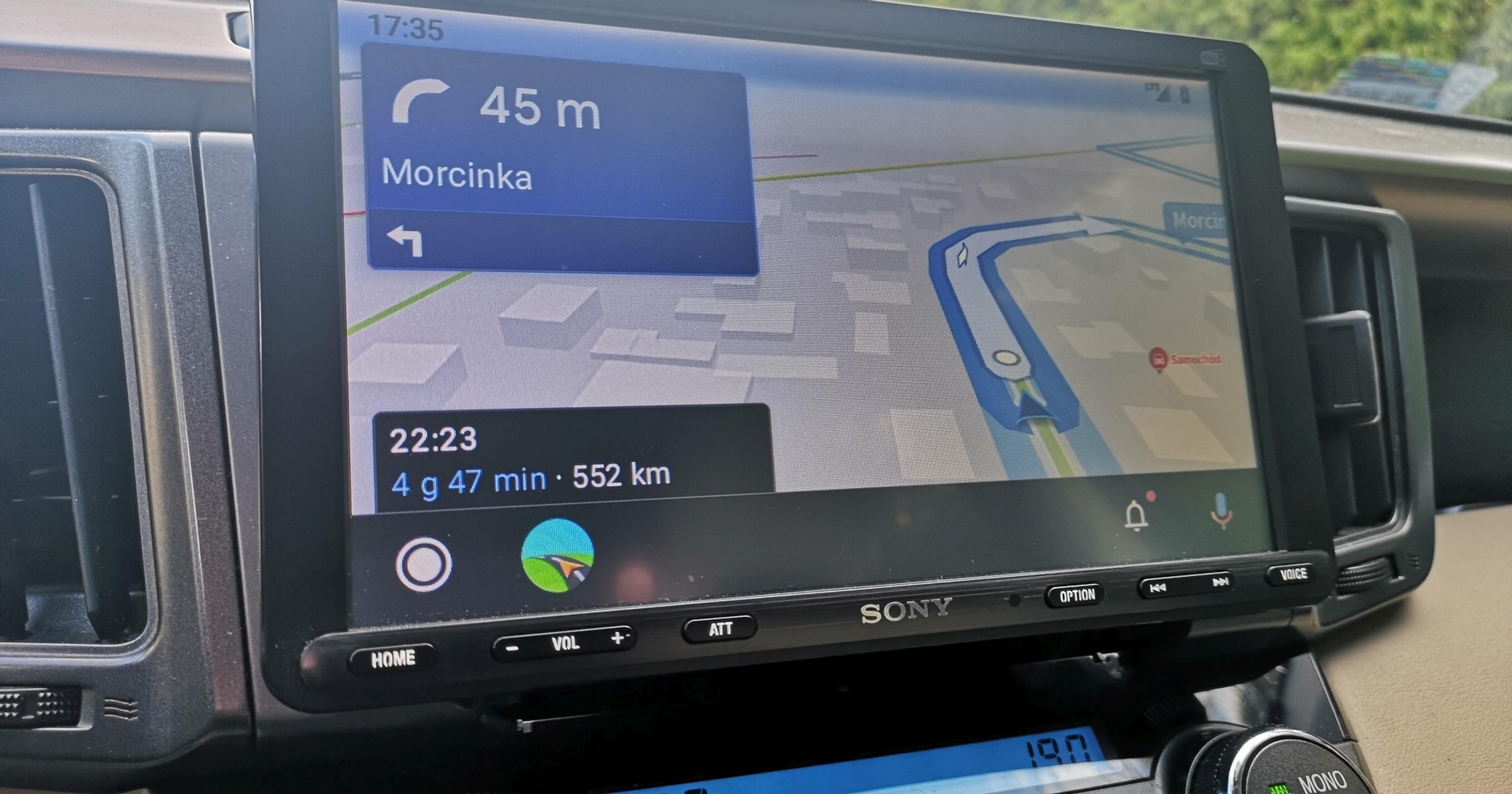 AutoMapa Android Auto