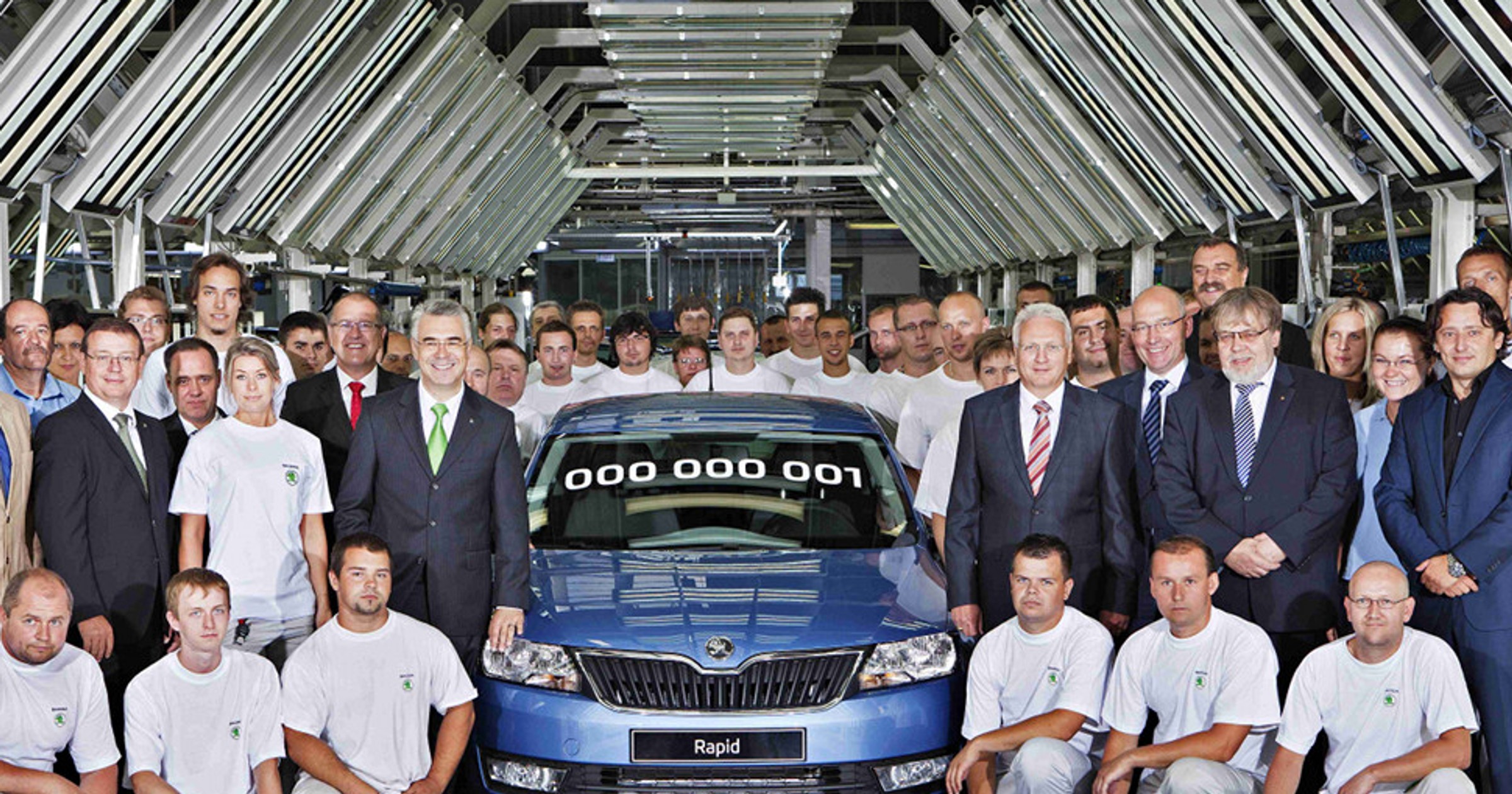 Pierwsza Skoda Rapid wyprodukowana w Mlada Boleslav