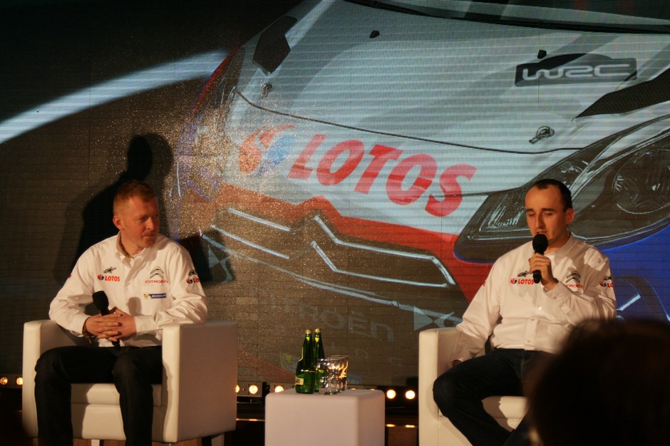 Robert Kubica z Lotosem