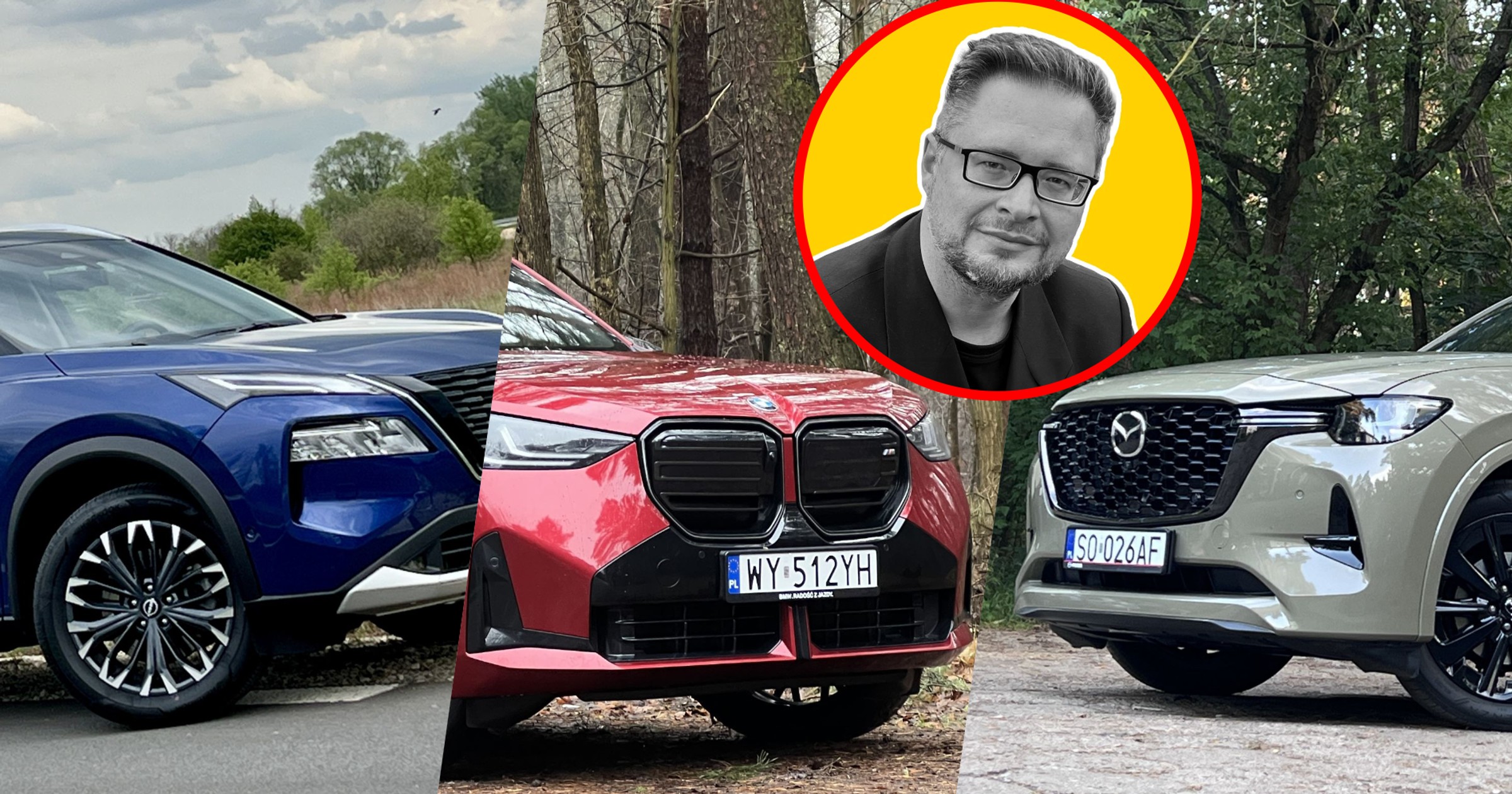 Nissan X-Trail, BMW X3 i Mazda CX-60