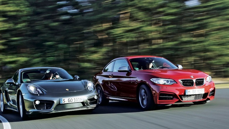 Porsche Cayman S i BMW M235i