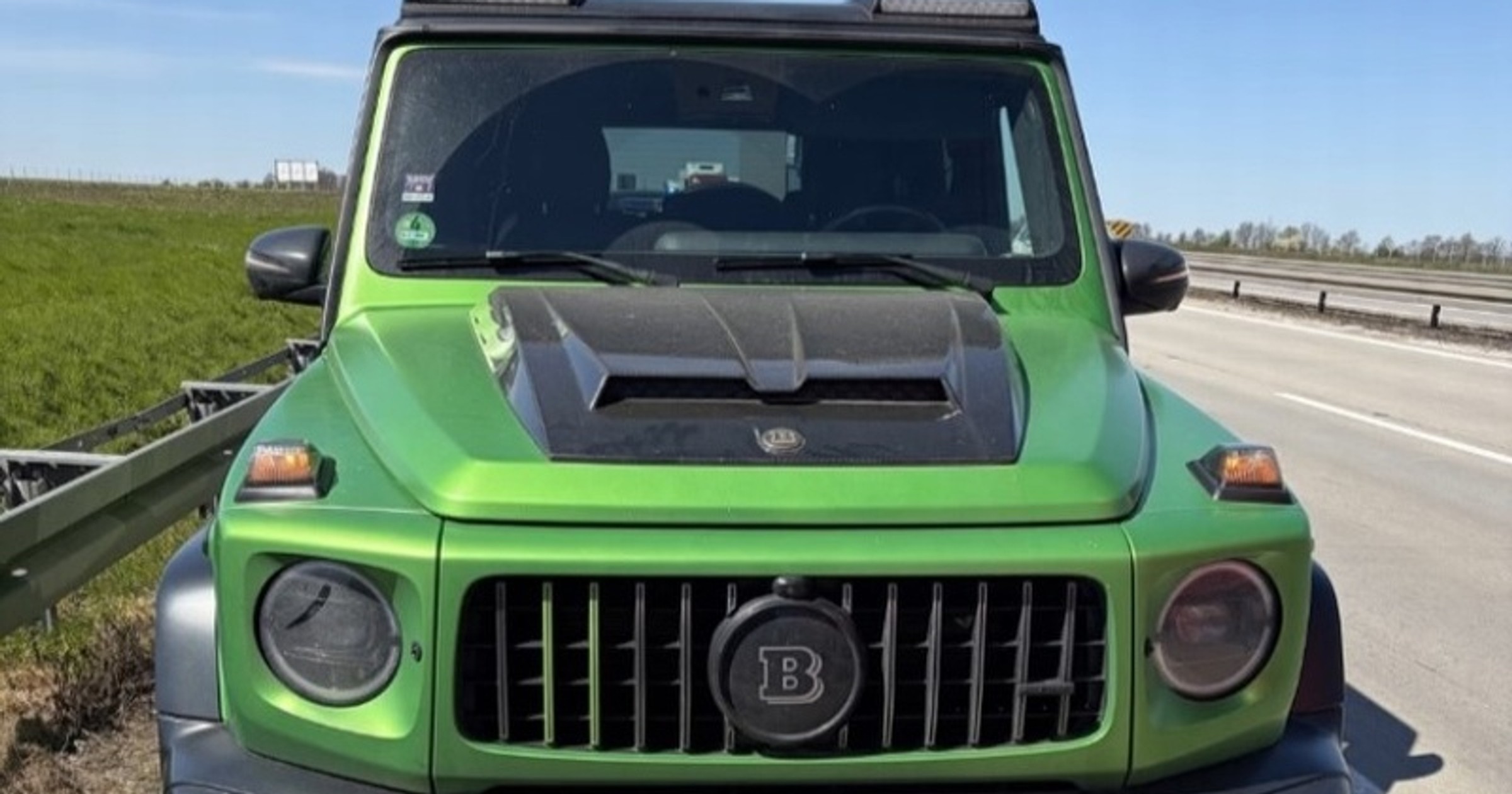 Mercedes-AMG G63 z pakietem Brabusa odzyskany na A4