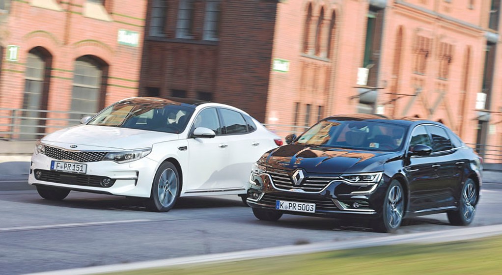 Kia Optima kontra Renault Talisman - dwa diesle, 4 sprzęgła