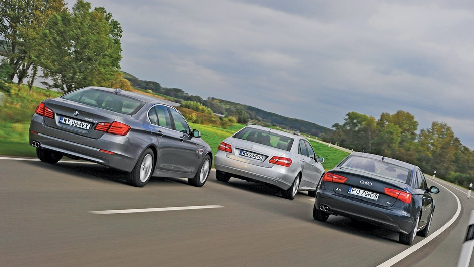 Porównanie – Audi A6, BMW serii 5 i Mercedes klasy E