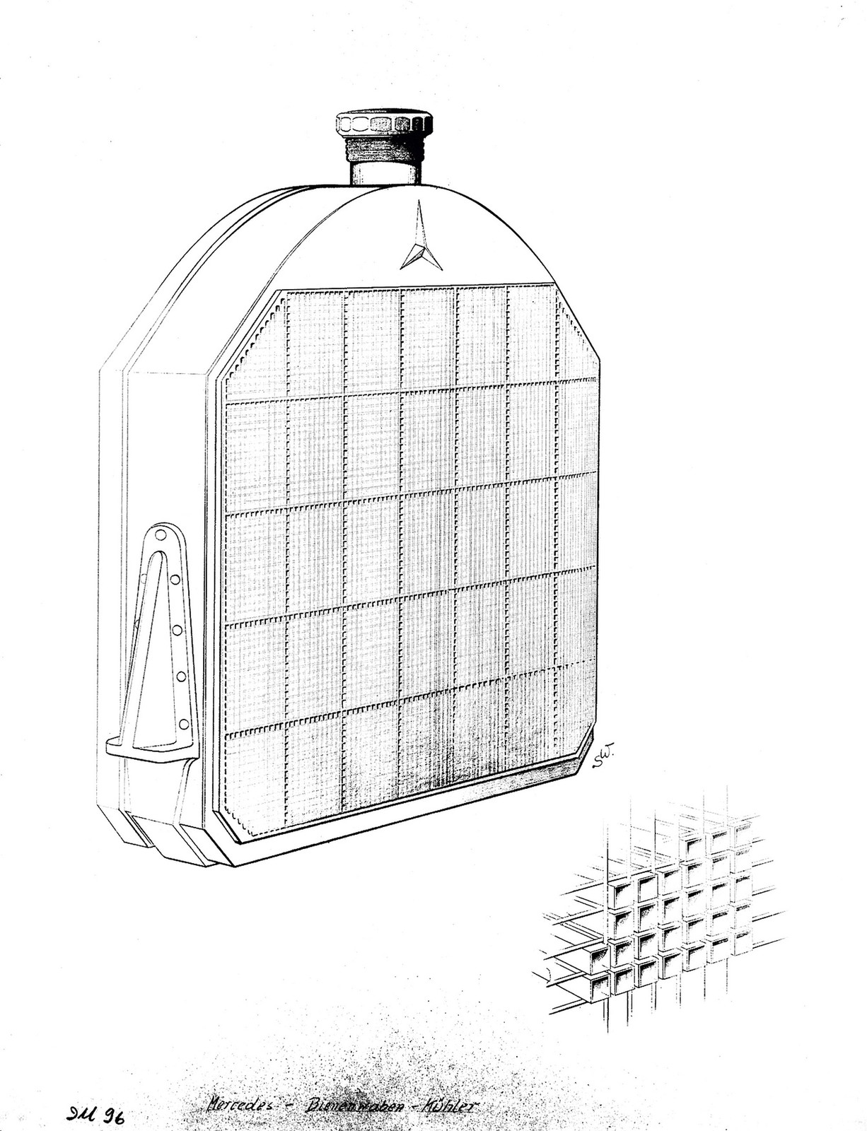 Chłodnica z plastrem miodu