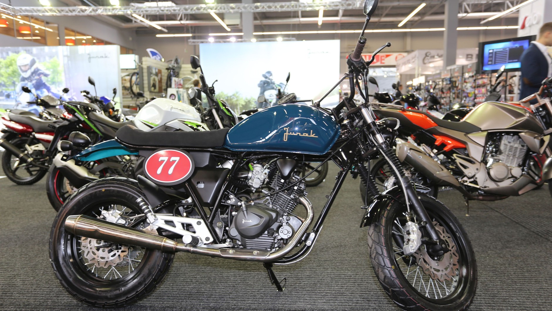 Junak Scrambler na Kielce Bike-Expo