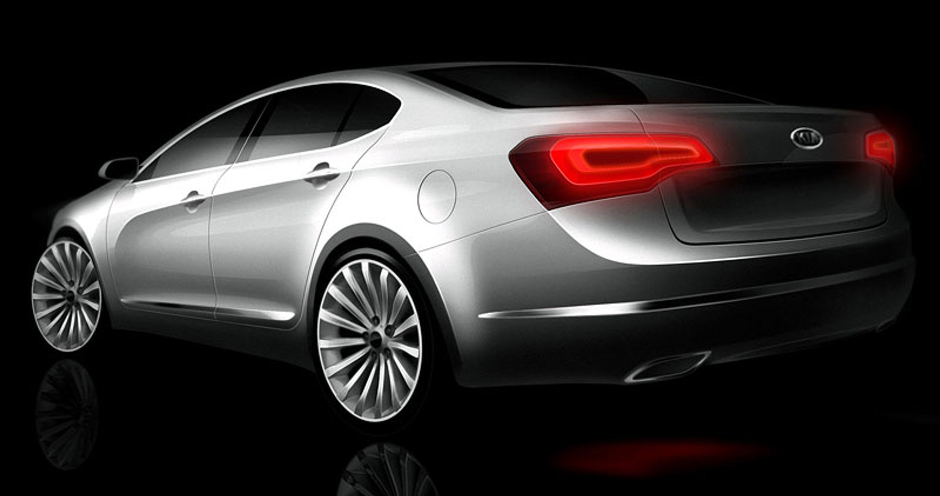 Kia VG: pierwszy szkic następcy modelu Opirus