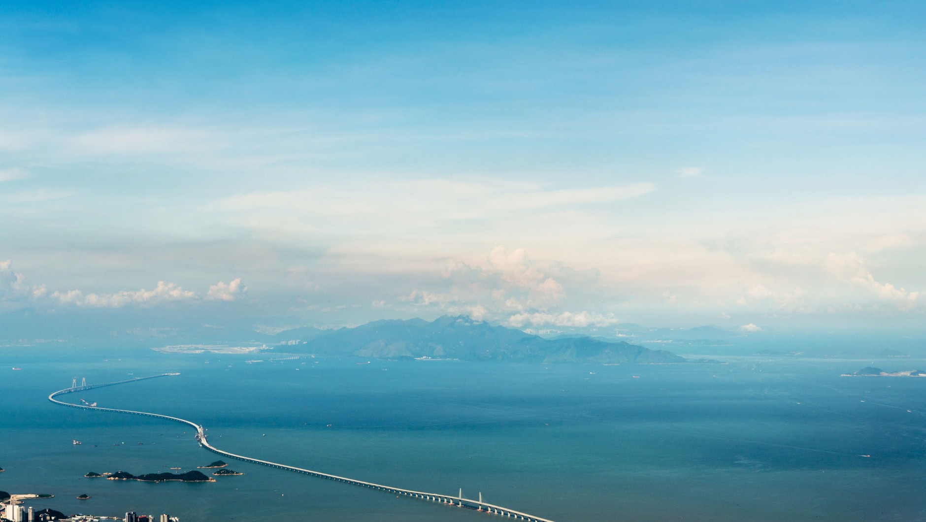 Chiński most Hong Kong - Zhuhai - Macao Bridge (HZMB)