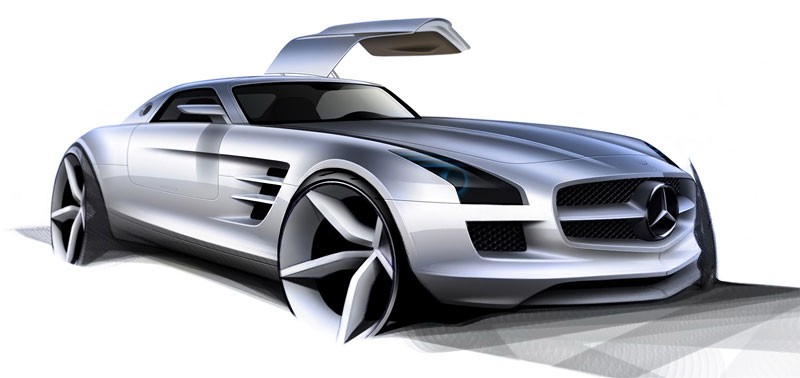 Mercedes-Benz SLS AMG: pierwsze zdjęcia wnętrza