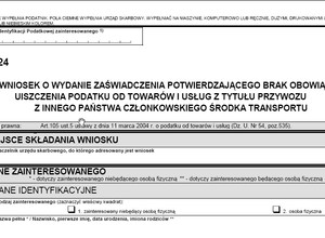 Formularz VAT-24
