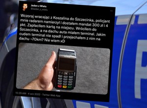 Mandat za przekroczenie prędkości zapłacił kartą. Nie sądził, że będzie to miało tak dalekie konsekwencje