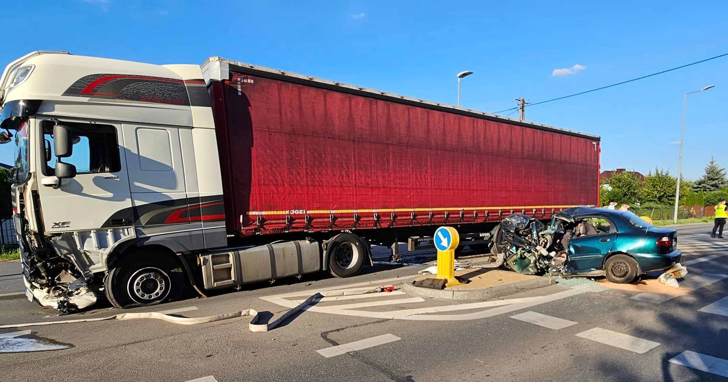 Wypadek w Ostrołęce