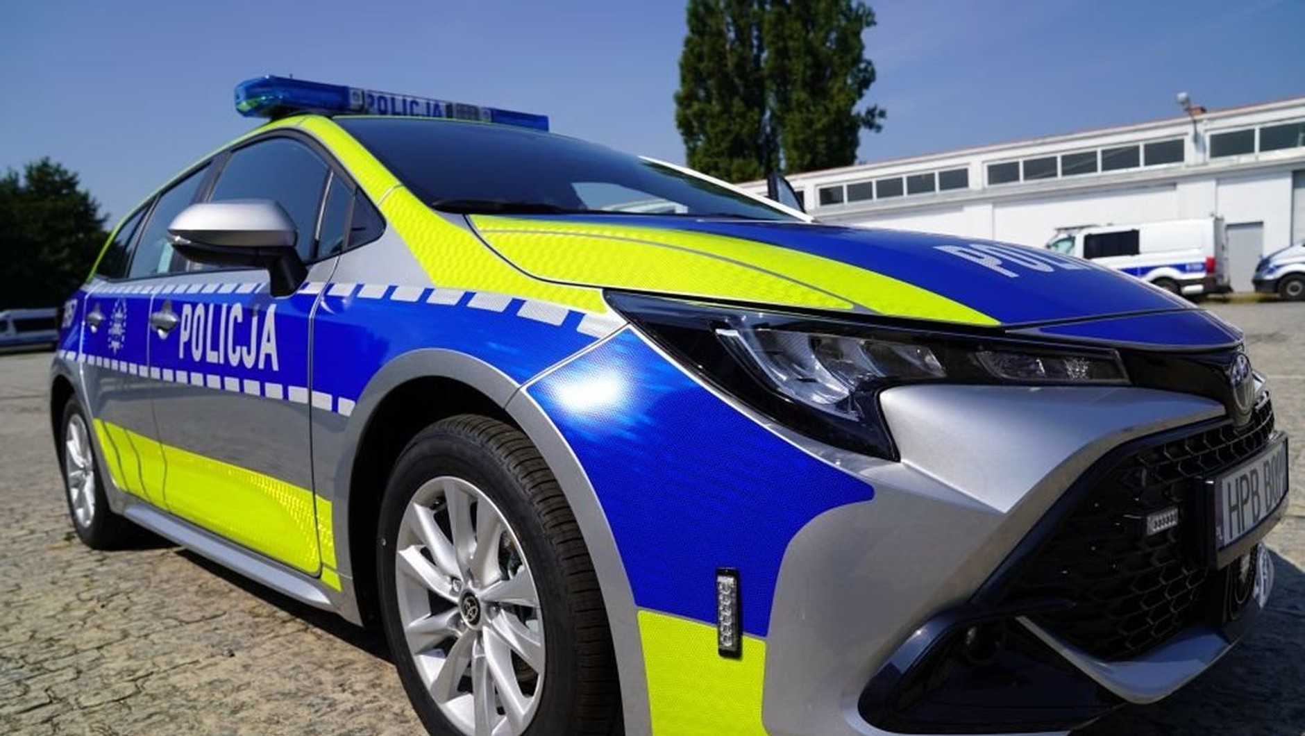 Hybrydowa Toyota Corolla na służbie w policji