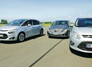 Citroen C4 Picasso kontra Ford C-Max i Mercedes klasy B – Który van jest najpraktyczniejszy?