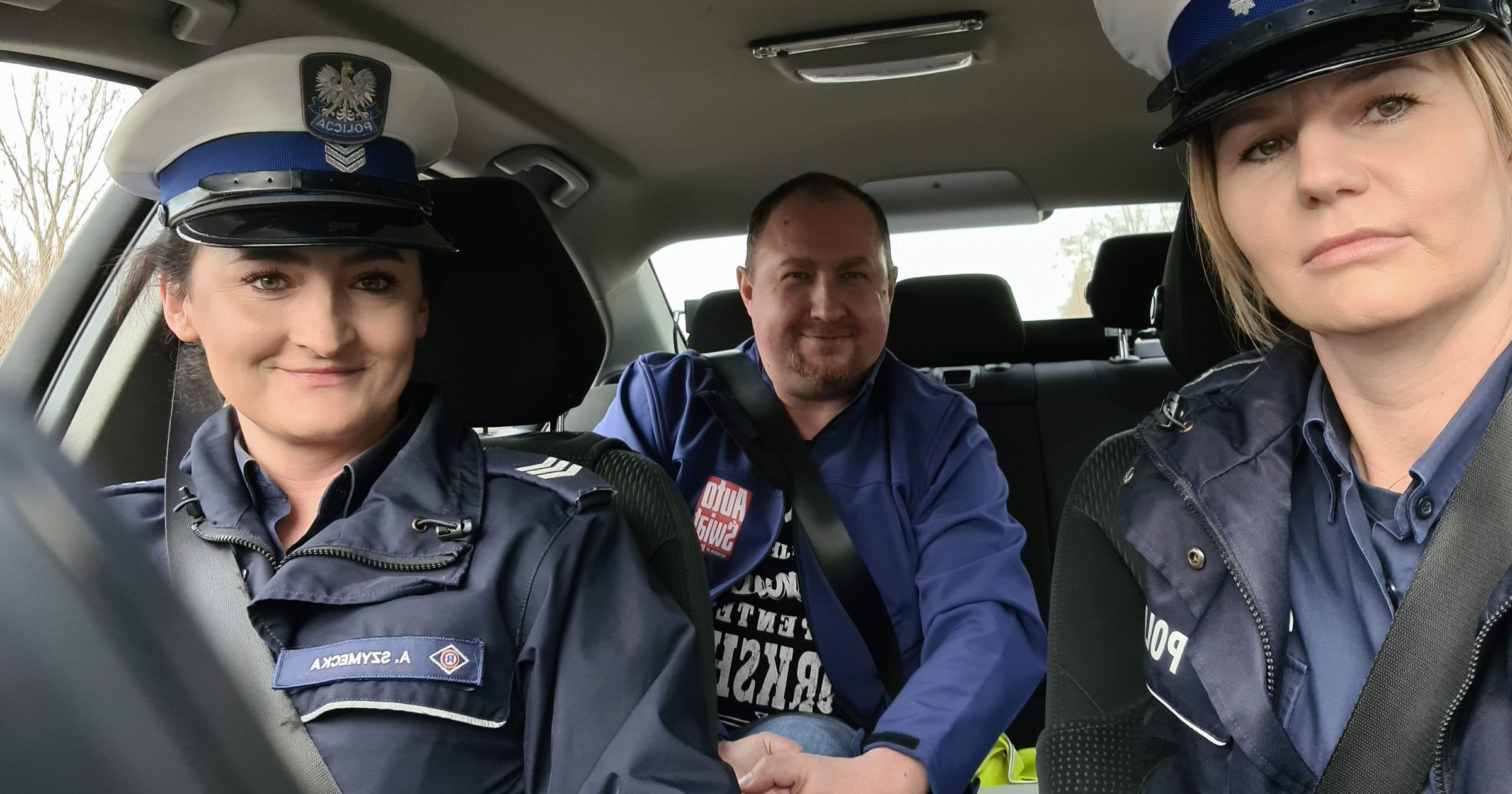 Jeździmy z policyjną grupą Speed z Siedlec. Załoga to sierżant sztabowa Agnieszka Szymecka i młodsza aspirant Iwona Dziakowska