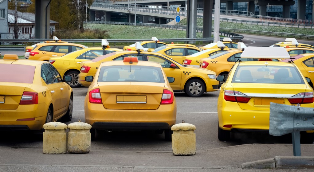 Taksówki Yandex Taxi w Moskwie