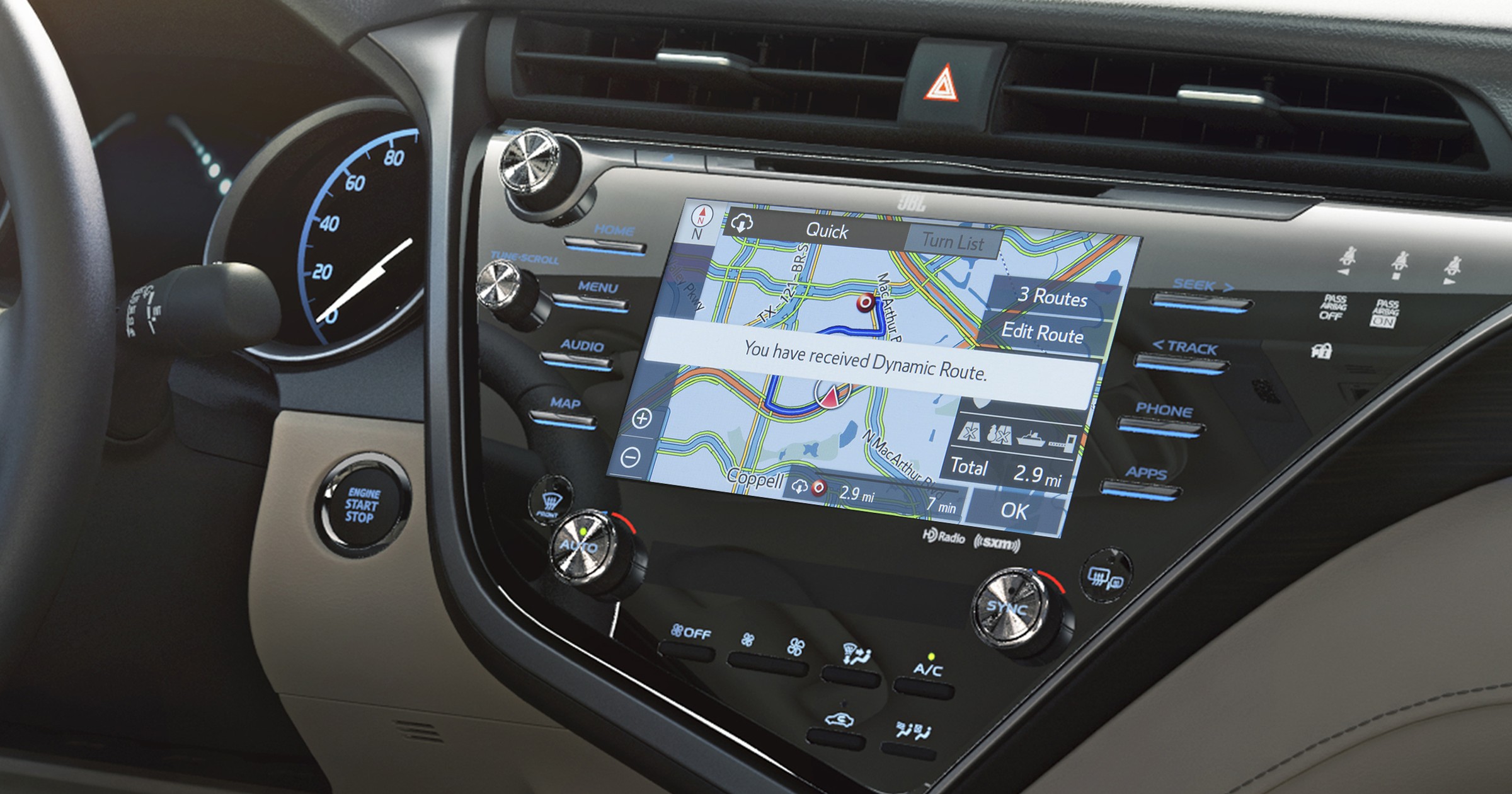Toyota Entune 3.0 będzie samodzielnie aktualizować mapę w fabrycznej nawigacji
