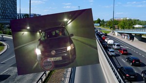 Szalona jazda w tunelu Wisłostrady. Potem było jeszcze gorzej [WIDEO]