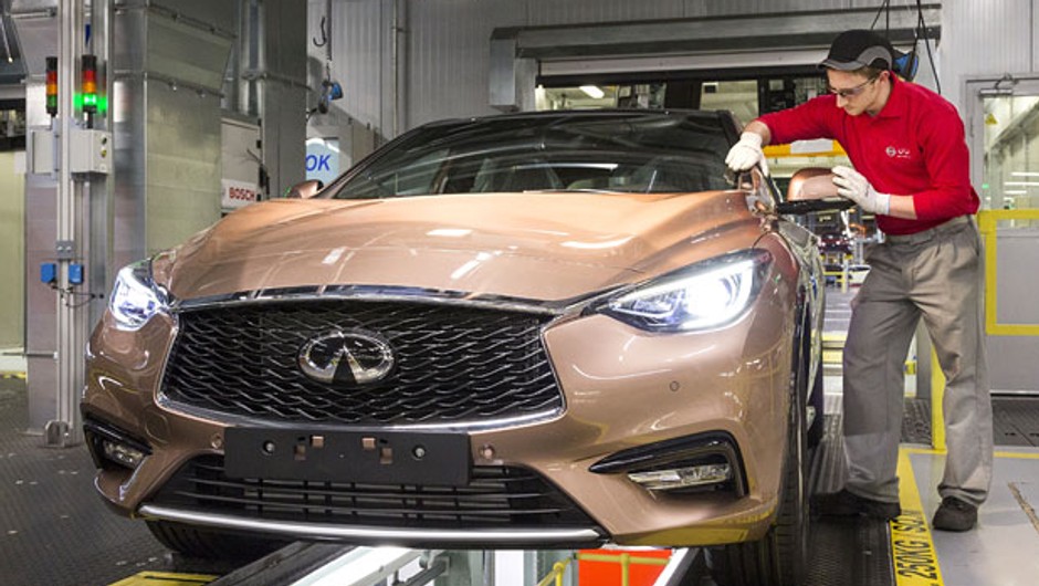 Produkcja Infiniti Q30 w Sunderland