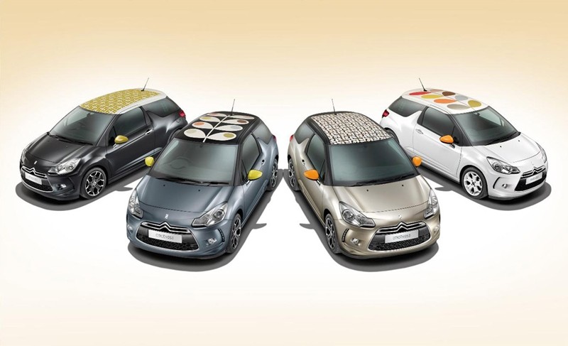 Citroen DS3 z kwiatkami tu i ówdzie
