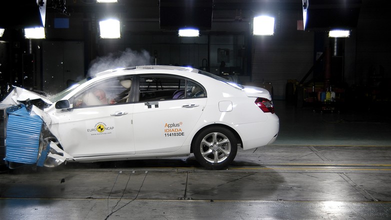 Euro NCAP rozbiło chińskie auto