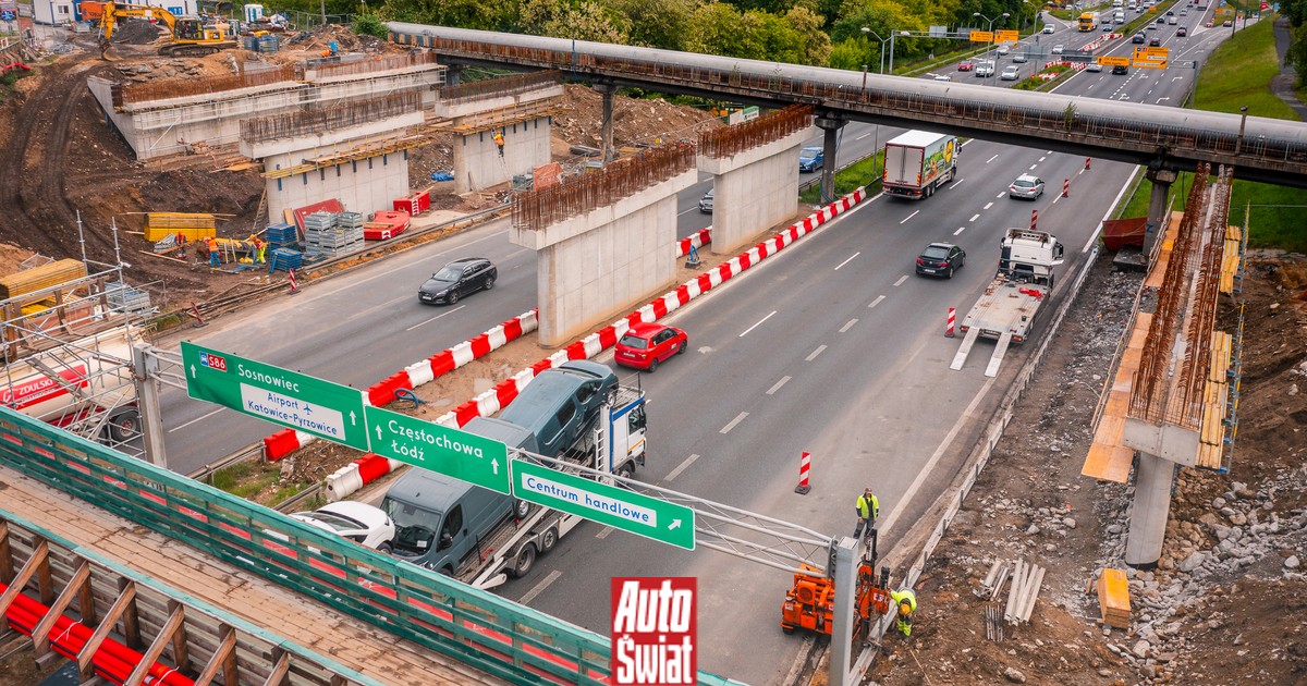110 tys. pojazdów na dobę będzie musiało zmieścić się na jednej jezdni. Trasa S86 będzie zwężona na czas przebudowy