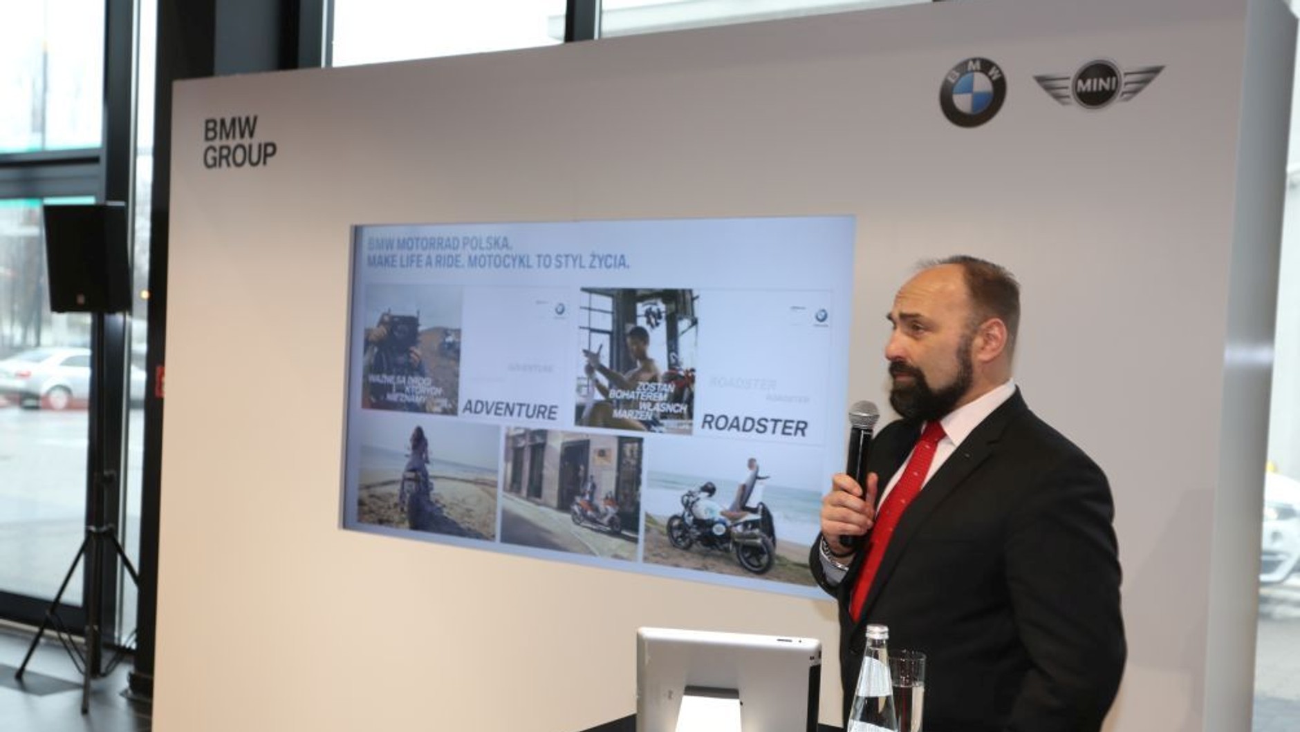 Robert Domański, szef działu BMW Motorrad Polska