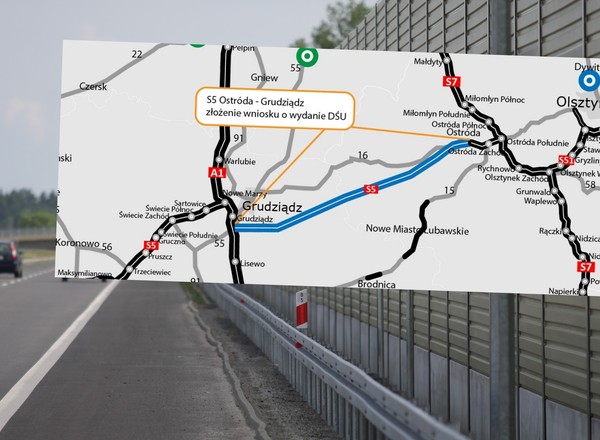Prace przy budowie drogi S5 wchodzą w nowy etap. To będzie bardzo ważny odcinek
