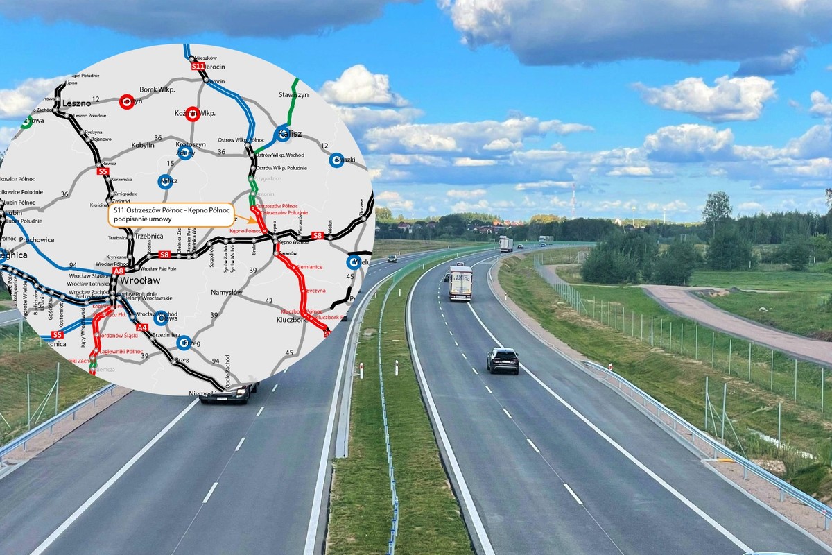 Jest umowa na 18 km S11. Dzięki tej drodze pojedziemy znad Bałtyku na Śląsk w pięć godzin