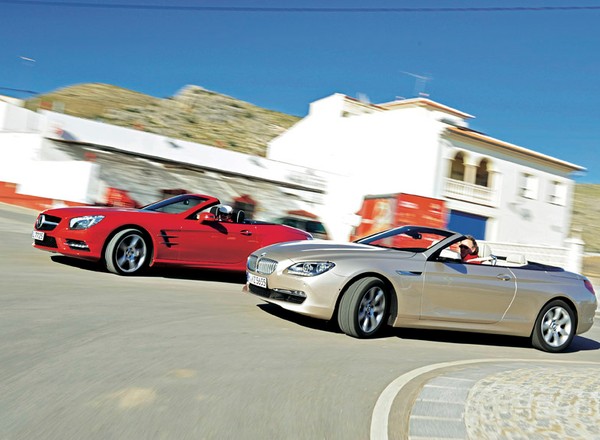Mercedes SL 500 kontra BMW 650i: kto produkuje najlepsze cabrio na świecie?