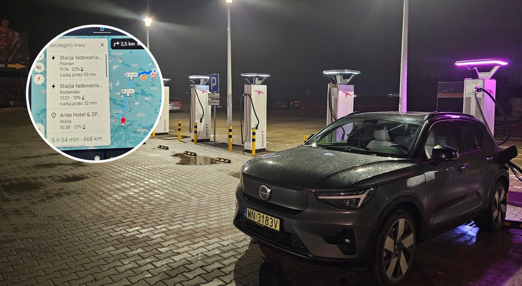 Planer podróży zintegrowany z usługami Google w Volvo EX40 zadziwiająco dobrze radzi sobie z szacowaniem realnego zużycia energii na długich trasach. Jest jednak jeden ważny parametr, którego poprawnie przewidzieć nie potrafi. 