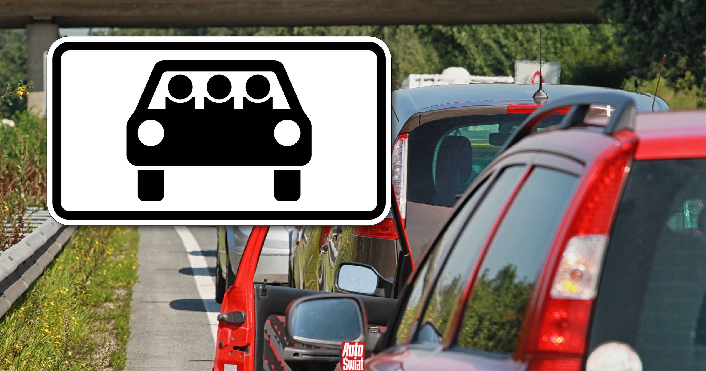 Nowy znak drogowy w Niemczech. Co oznacza symbol trzech osób w samochodzie?