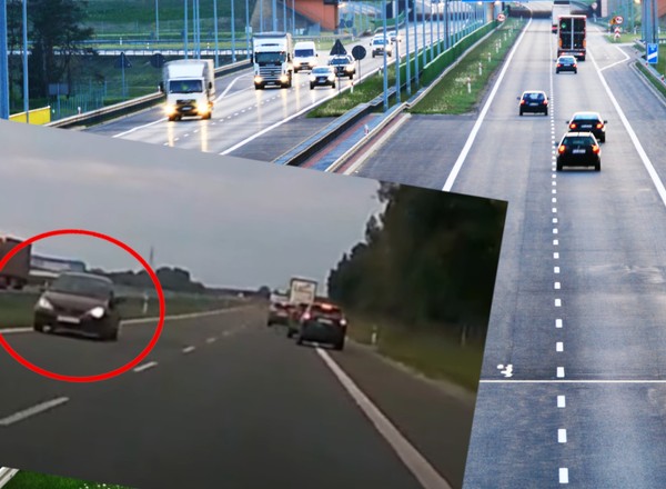 85-letnia kobieta jechała pod prąd na S5. Było o włos od tragedii