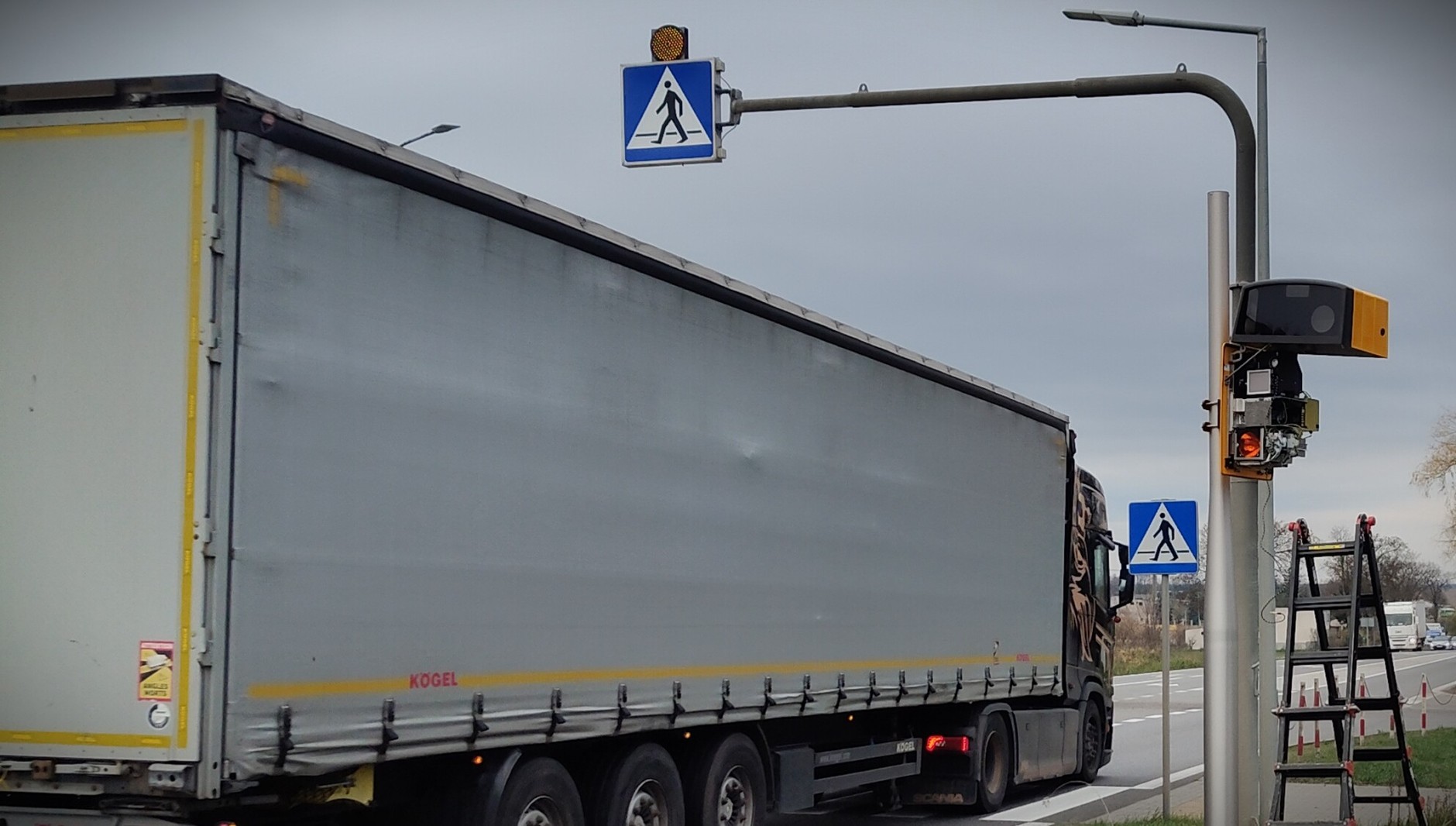 Fotoradar w m. Rumianek (woj. wielkopolskie) na DK92