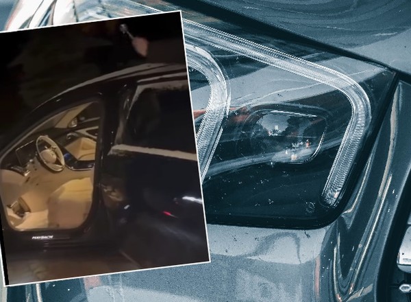 "Chrzest Maybacha" hitem sieci. Ksiądz złapał za kropidło [WIDEO]