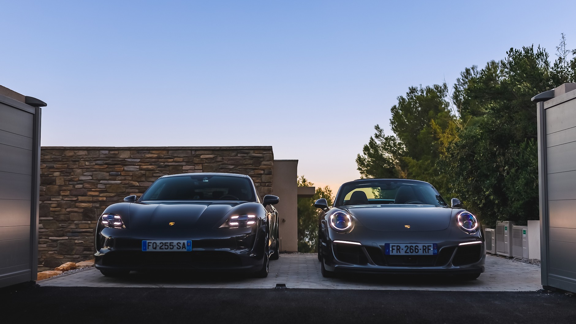 Porsche Taycan 4S & 911 Targa (991)