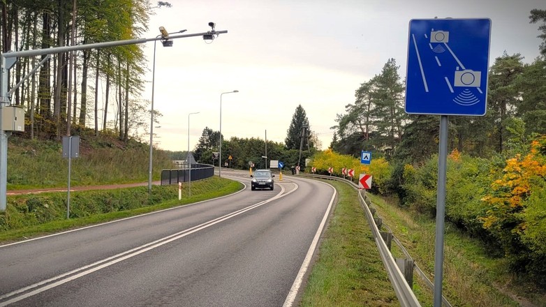 Odcinkowy pomiar prędkości w Borowie na DW 211