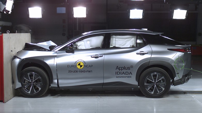 Lexus RZ w testach zderzeniowych Euro NCAP