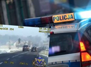 Wyprzedzał na skrzyżowaniu i przekroczył dozwoloną prędkość. Policjanci zbadali go alkomatem