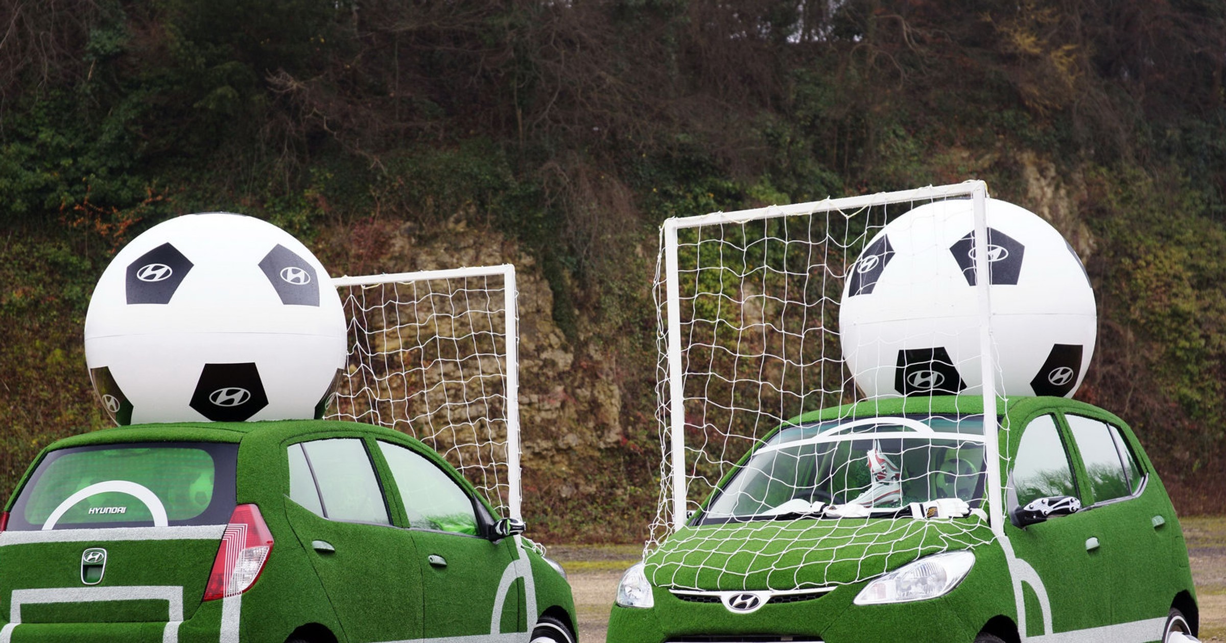 FIFA Word Cup 2010: Hyundai i10 pokryty murawą 