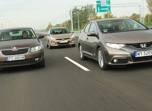 Honda Civic kontra Hyundai i30 i Skoda Octavia - atrakcyjne używane pięcioletnie kompakty