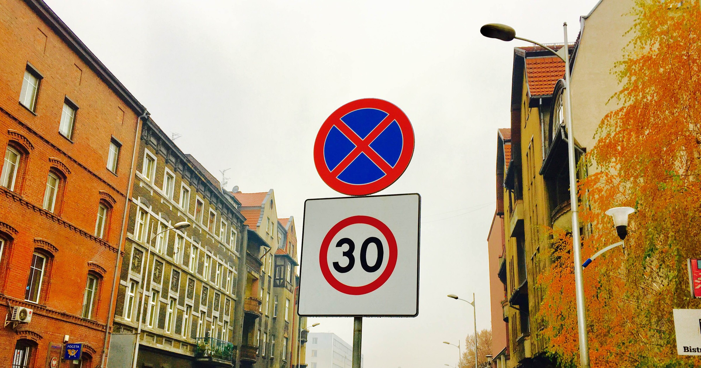 Strefa Tempo 30 Bogucicka Katowice Fot. T. Cybulski