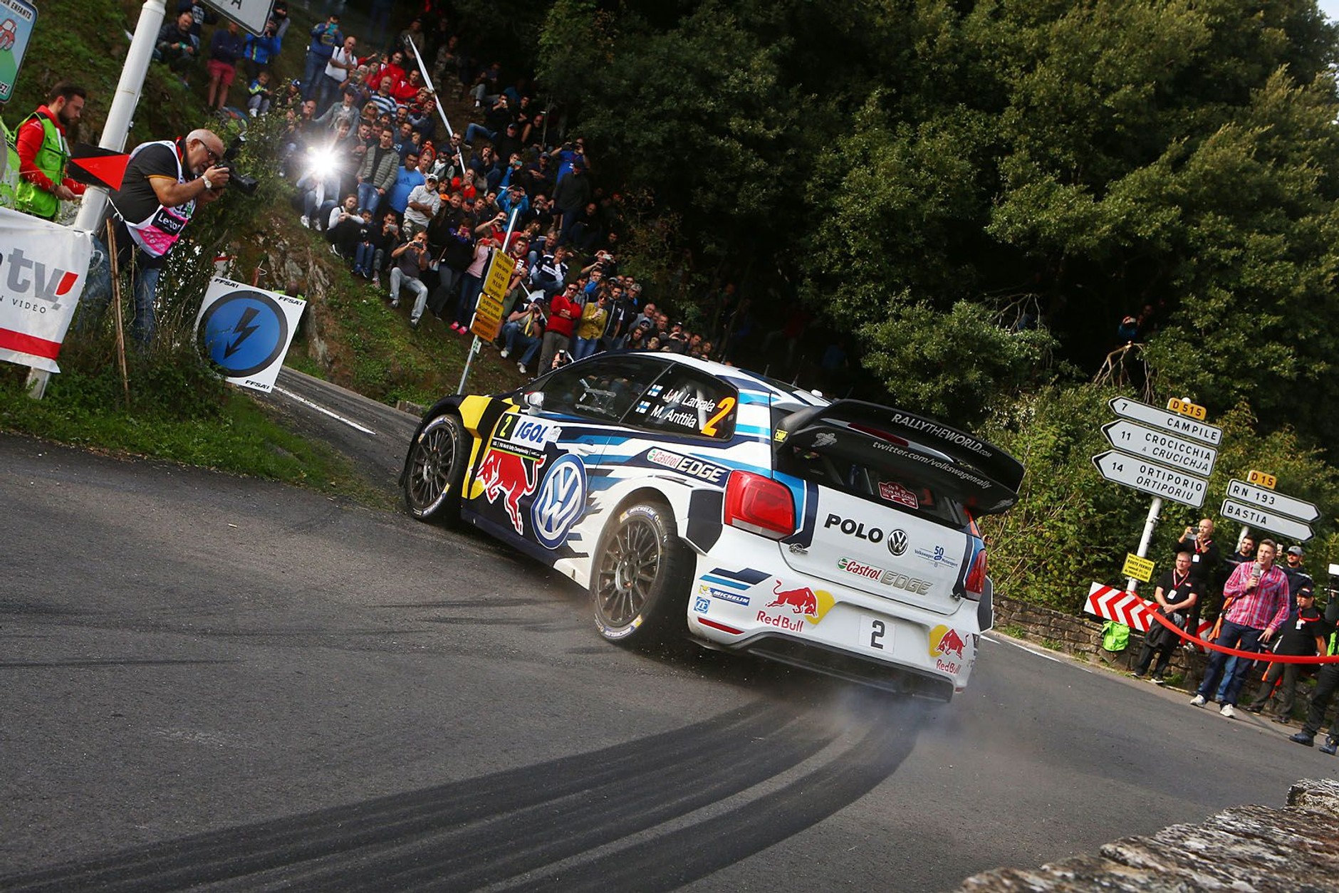 Rajd Korsyki 2016 - Jari-Matti Latvala i Miikka Anttila