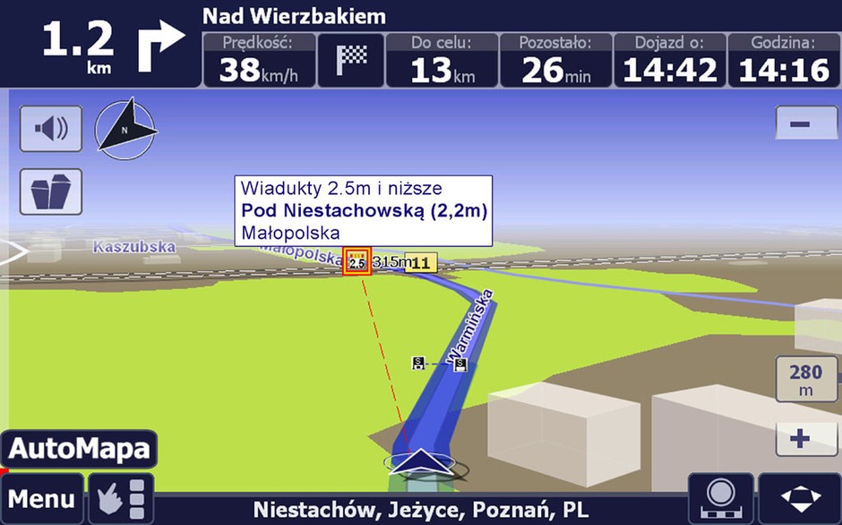 Mapa w nawigacji powinna być dokładna!