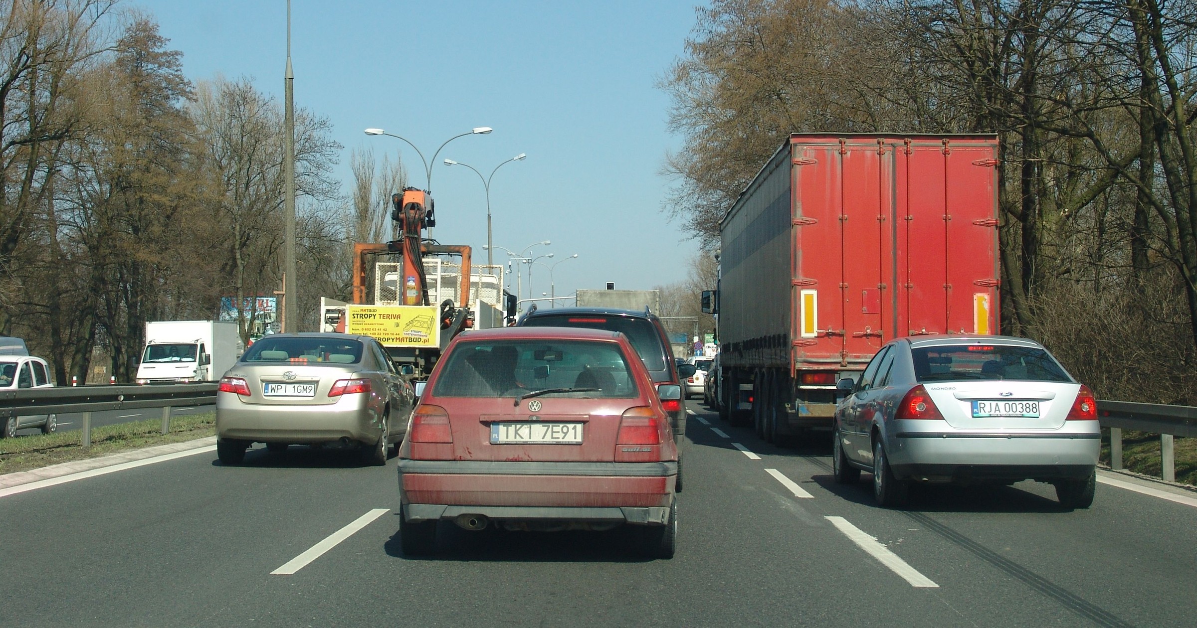 Zatłoczona droga